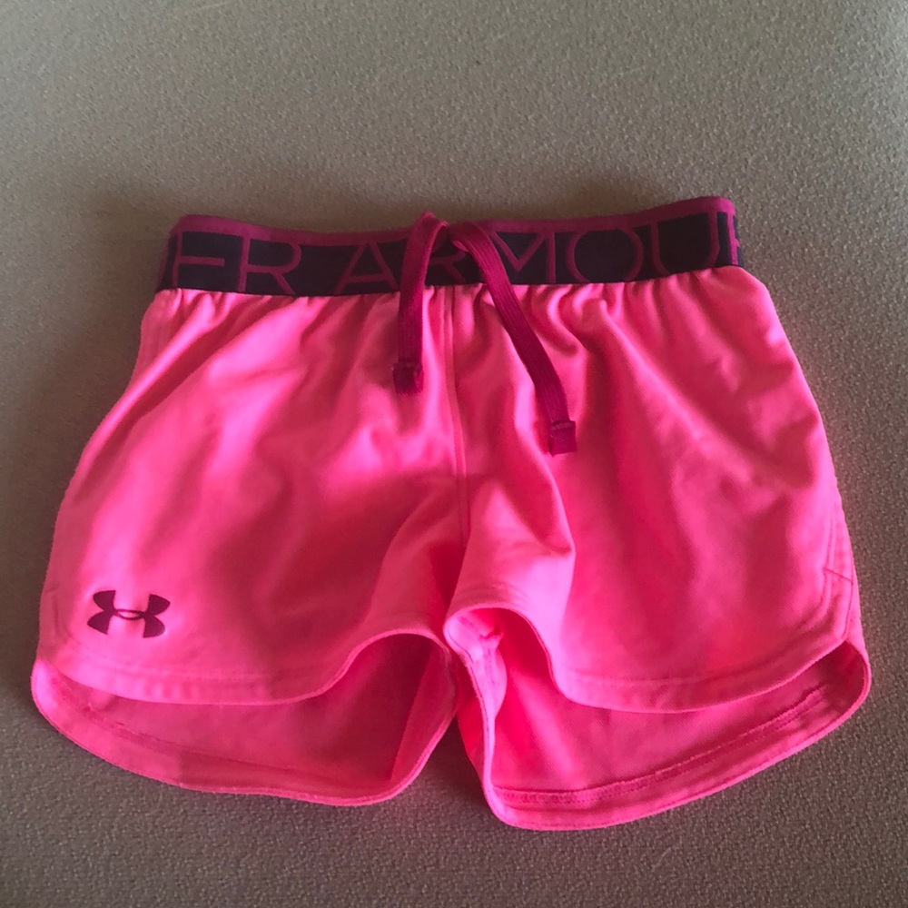 Under Armour pink shorts